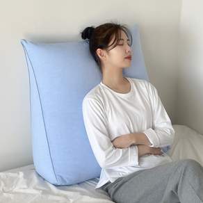 집앤콕 삼각 등받이 쿠션 코튼