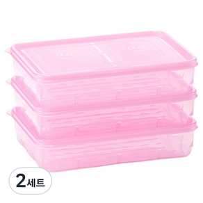 땡스소윤 냉동실 전용 밀폐용기 세트 7호