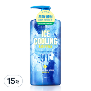 온더바디 아이스 쿨링 빙하수 바디워시 레몬민트향