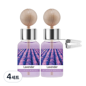 향기마을 차량용 디퓨저 17ml 2p + 나무봉 2p + 송풍구클립 2p