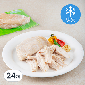 함께하닭 맛있는 스팀 헬스 닭가슴살 수제 찐저염맛 (냉동), 100g, 1개입, 24개