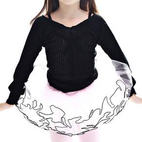 해피발레 여아용 긴팔 발레니트티