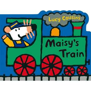 Maisy's Train: A Maisy Shaped Board Book: