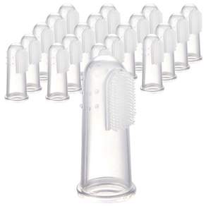 아리코 실리콘 손가락 반려동물 칫솔 22 x 55 mm
