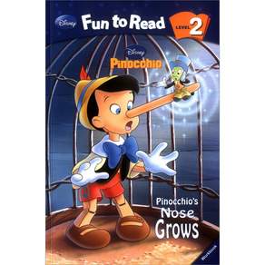 디즈니 Disney FTR Fun to Read 2~04 Pinocchio's Nose Grows 피노키오