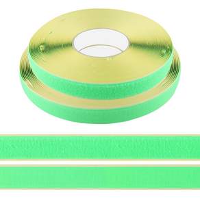 유니아트 롤 찍찍이 밸크로 테이프 2.5cm x 18m 2종 세트 연두