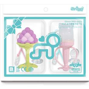 앙쥬 국내 제조 3D 포도 치발기 + 고양이 과즙망 세트