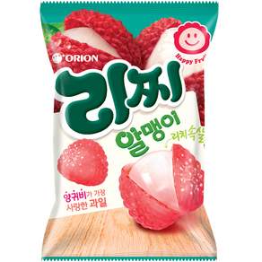 오리온 리찌 알맹이 젤리