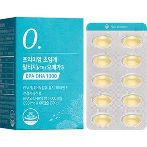 뉴트리모어 프리미엄 초임계 알티지 오메가3 EPA DHA 1000
