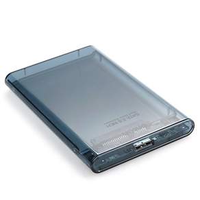 컴스 USB 3.0 Type B 외장하드 케이스 HDD SSD SATA 투명 78 x 123 x 13 mm