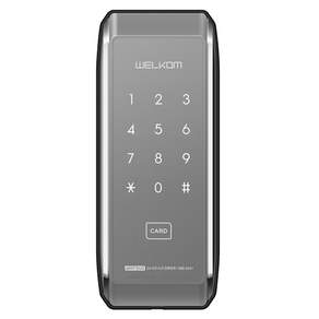 솔리티 웰콤 샷시문 전용 보조키 손잡이 없음 도어락 WAT-110