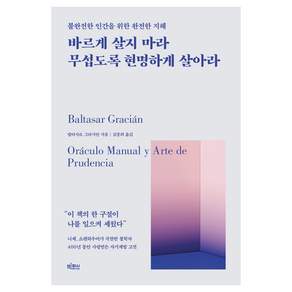 바르게 살지 마라 무섭도록 현명하게 살아라