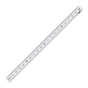 롭다 아크릴스틱자 20cm