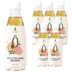 넛츠그린 제로스파클링 복숭아블랙티