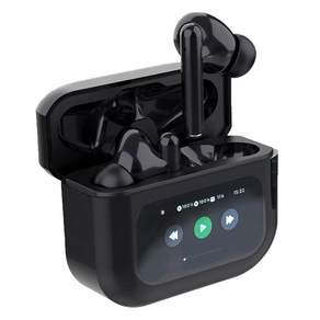 액센 고음질 LED 스마트 스크린 디스플레이 블루투스 이어폰 N700 블랙 5.5시간 액티브노이즈캔슬링(ANC)