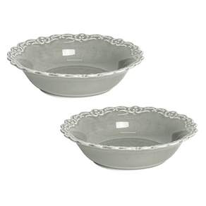 레블링 오마주 마크레포 엔틱 레이스 원형 볼 찬기 15cm