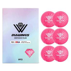 다이아윙스 고반발 비거리 전용 장타 골프공 2피스 42.8mm M2