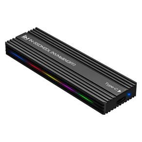 인네트워크 M.2 NVMe & NGFF 듀얼 USB3.1 초고속 SSD 방열케이스 IN-SSDM2DL