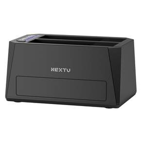넥스트유 크발소 2베이 SSD HDD 하드 도킹스테이션 하드카피 복사기, 985TC, 1개
