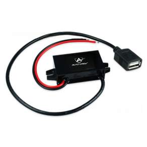 오토크루 차량용 12V to 5V 3A 감압 변환 전원 컨버터 DC 모듈 USB AC-TL87