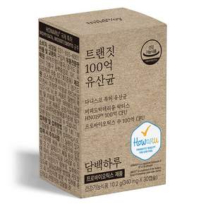 담백하루 트랜짓 100억 유산균 10.2g