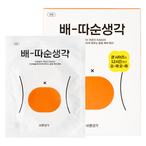 바른생각 파스형 배 따순 생각 핫팩 5p