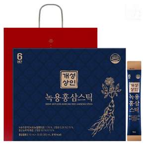 개성상인 녹용 홍삼 스틱 + 쇼핑백