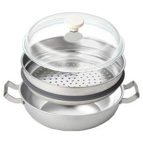 SILVERSTAR ooh 316 통5중 인덕션IH 무연마제 스텐 찜솥