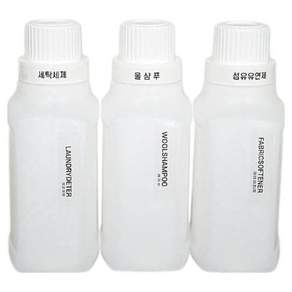 세제 리필 소분용기 세제통 2L 3p + 라벨지 세트