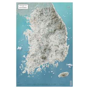 100대 명산 전국 지형지도