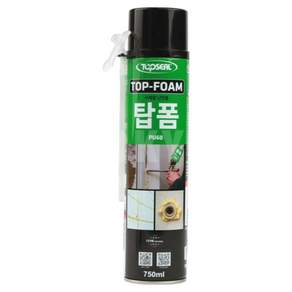 탑씰 TOP FOAM PU60 사계절 난연 우레탄 폼 일회용 타입 750ml
