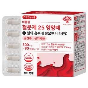 동화약품 비헴철 철분제 25 영양제 철의 흡수에 필요한 비타민C 27g