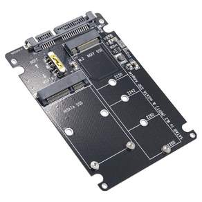 컴스 mSATA M.2 NGFF B M Key SSD SATA3 변환 어댑터