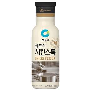 청정원 쉐프의치킨스톡 튜브