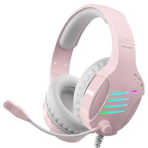 아이리버 노이즈 캔슬링 마이크 레인보우 LED USB 게이밍 헤드셋