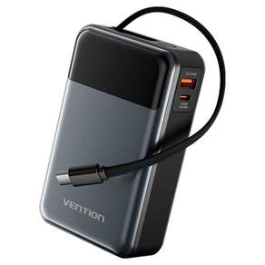 벤션 65W PD PPS 고속충전 대용량 보조배터리 20000mAh