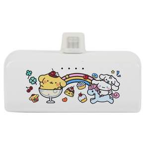 산리오 캐릭터즈 빗살 도킹형 보조배터리 5000mAh C타입