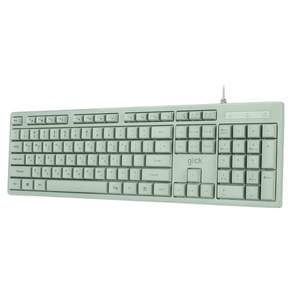 지클릭커 유선 OFFICEPRO 슬림 키보드