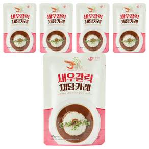 순수람 새우갈릭 채담 카레