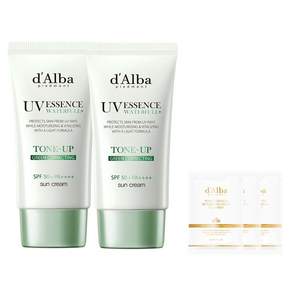 달바 클린 티트리 리포좀 톤업 선크림 그린 SPF50+ PA++++ 2p + 세럼 클렌저 3p