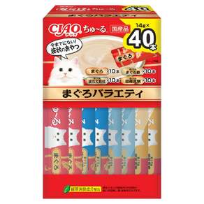 챠오츄르 고양이 버라이어티 짜먹는 간식 40p