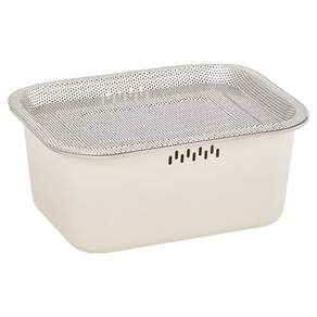 퍼기 무연마제 코팅 설거지통 10L + 타공 트레이 세트