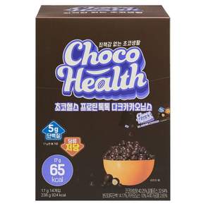 초코헬스 프로틴톡톡 다크카카오닙스 14p