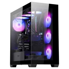 에스티컴퓨터 2025 게임용 조립PC 라이젠7 라이젠 9000 시리즈 라데온 RX 9070 XT, 라이젠7-9800X3D, 32GB, 1TB, Free DOS
