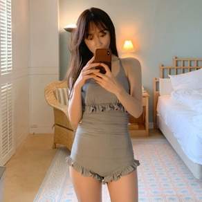로브로코 임산부 만삭 원피스 가디건 + 수영복 세트