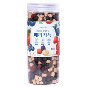 제로랩스 강아지 국내산 노즈워크 영양간식 베리가득 져키