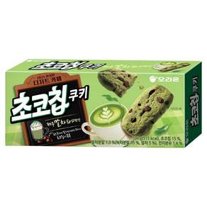 오리온 초코칩쿠키 말차라떼맛