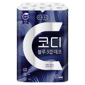 코디 블루 3겹 데코 롤 화장지