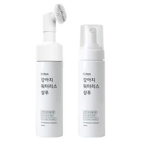 닥터블랭크 강아지 저자극 워터리스 풋전용 샴푸 브러쉬 200ml + 샴푸 폼타입 200ml 세트