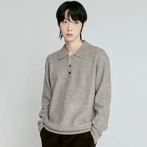 210에디트 남녀공용 포실 카라 니트 ZF4SW095